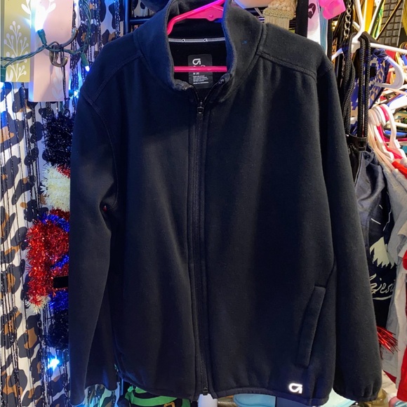 BOYS GAPFIT BLACK FULL ZIP JACKET - Picture 1 of 4